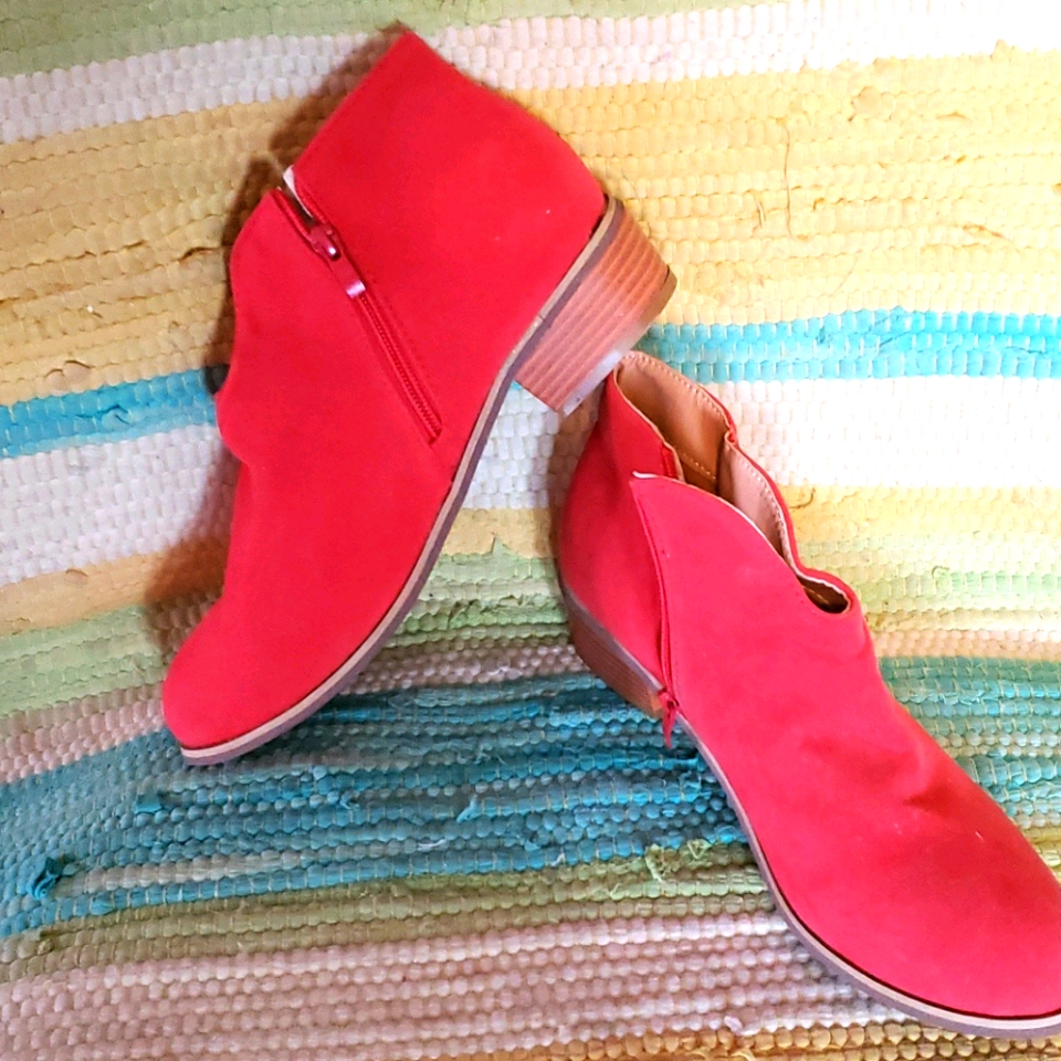Red New Bootie